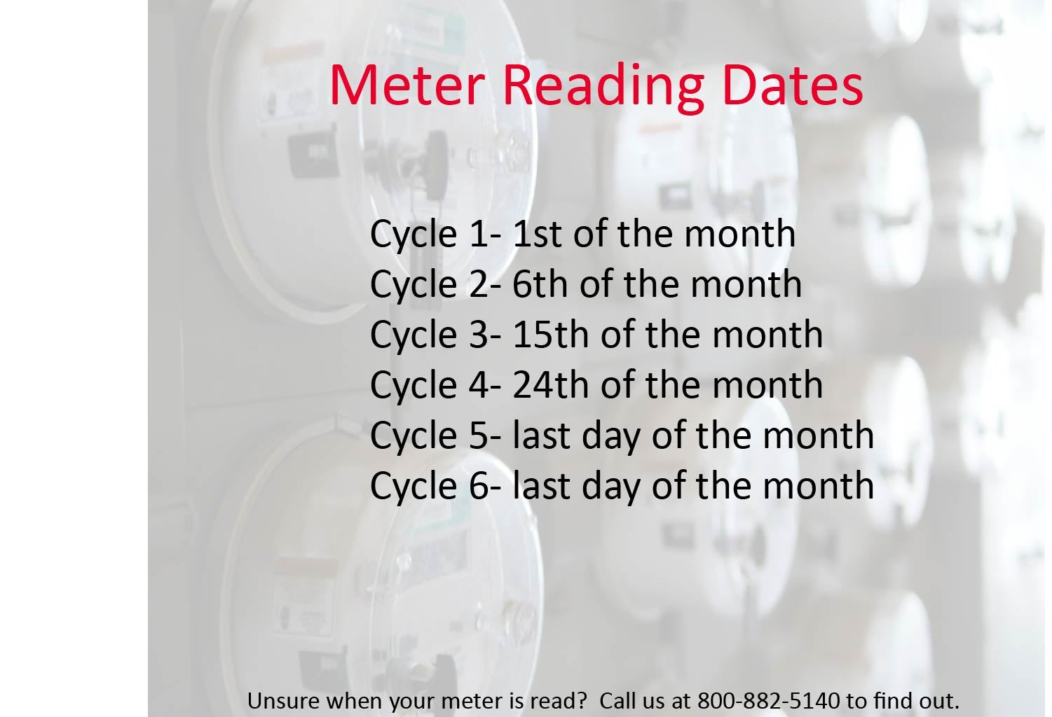 Meter Reading WIN Energy REMC